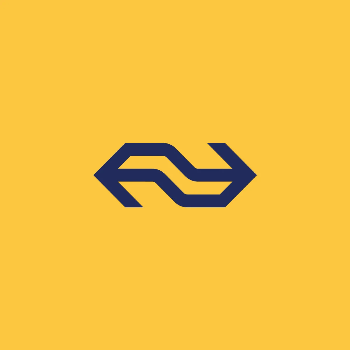 Logo van Nederlandse Spoorwegen (NS)